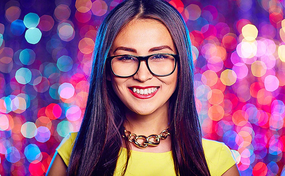 Girl in eyeglasses
