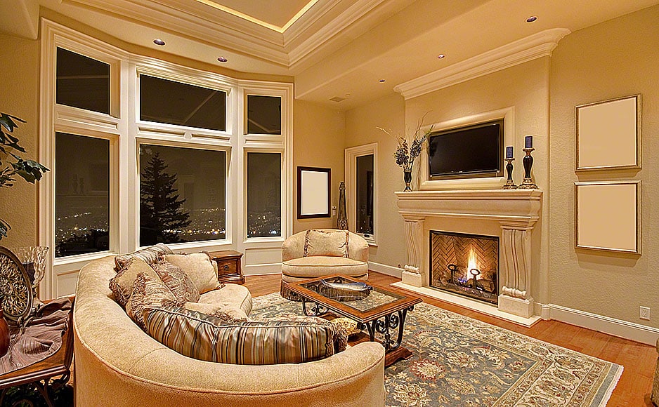 Living Room in Modern Home